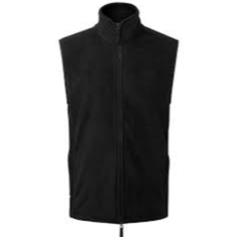 Men's Artisan Fleece Gilet Black VC12BLA Main Image